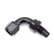 Load image into Gallery viewer, Russell Performance 2-Piece -10 AN Full Flow Swivel Hose End Sockets (Qty 2) - Polished and Black - Installation View