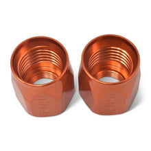 Load image into Gallery viewer, Russell Performance 2-Piece -8 AN Anodized Full Flow Swivel Hose End Sockets (Qty 2) - Orange - Additional View 7