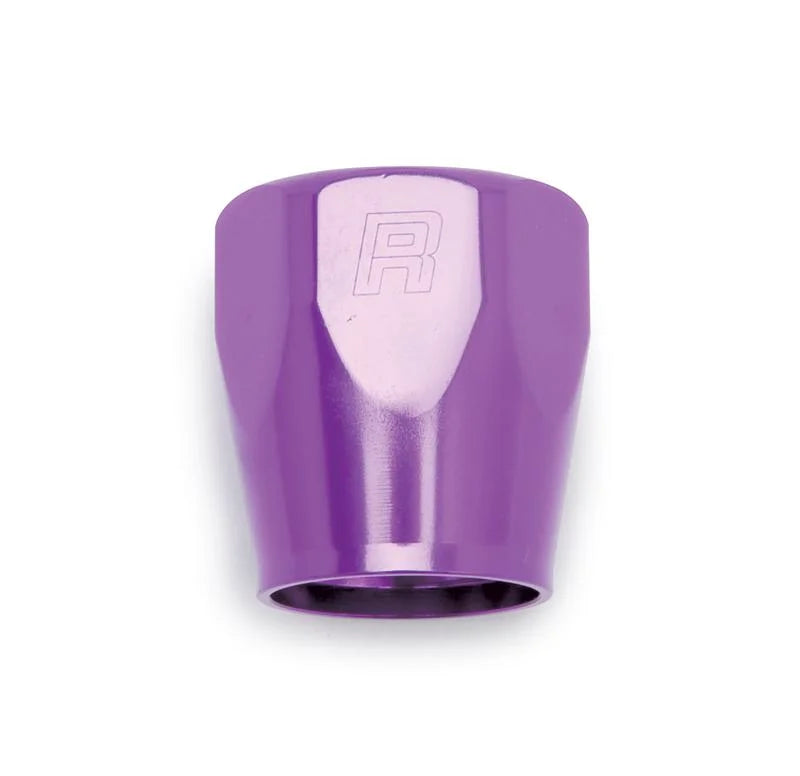 Russell Performance 2-Piece -8 AN Anodized Full Flow Swivel Hose End Sockets (Qty 2) - Purple - Main Product View