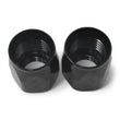 Load image into Gallery viewer, Russell Performance 2-Piece -8 AN Full Flow Swivel Hose End Sockets (Qty 2) - Polished and Black - Installation View