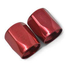 Load image into Gallery viewer, Russell Performance 2-Piece -8 AN Full Flow Swivel Hose End Sockets (Qty 2) - Polished and Red - Additional View 6