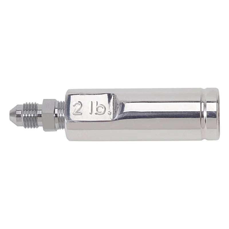 Russell Performance 2-lb. Polished Residual Valve - Side View