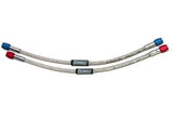 Russell Performance -3 AN 4-foot 90 Degree to Straight Pre-Made Nitrous and Fuel Line