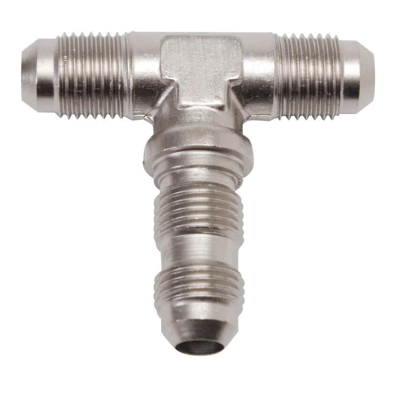 Russell Performance -3 AN Flare Bulkhead Tee Fitting (Endura) - Main Product View