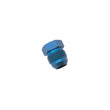 Load image into Gallery viewer, Russell Performance -3 AN Flare Plug (Blue) - Side View