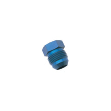Load image into Gallery viewer, Russell Performance -3 AN Flare Plug (Blue) - Side View