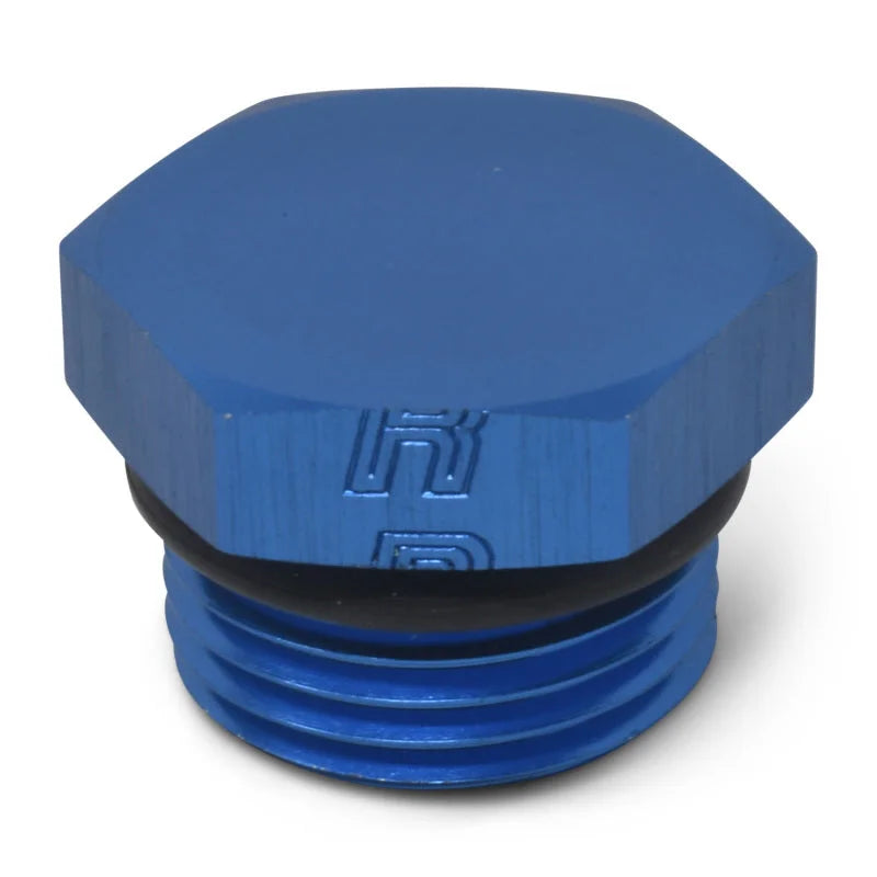 Russell Performance -3 AN Straight Thread Plug (Blue) (Blue) - Additional View 10