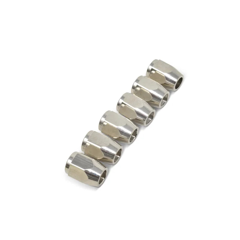 Russell Performance -3 AN Tube Nut With Integrated Tube Sleeve (Qty. 6) - Installation View