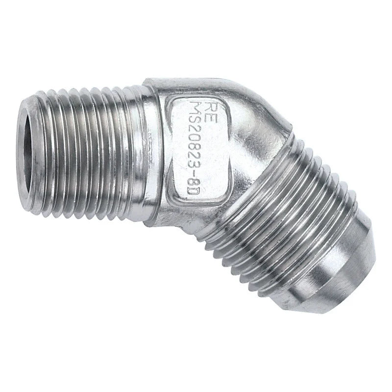 Russell Performance -3 AN to 1/8in 45 Degree Flare - Back View