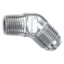 Load image into Gallery viewer, Russell Performance -3 AN to 1/8in 45 Degree Flare - Back View