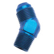 Load image into Gallery viewer, Russell Performance -3 AN to 1/8in NPT 45 Degree Flare to Pipe Adapter - Installation View