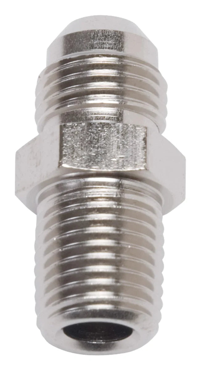 Russell Performance -3 AN to 1/8in NPT Straight Flare to Pipe (Endura) - Back View