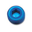 Load image into Gallery viewer, Russell Performance 3/8in Allen Socket Pipe Plug (Blue) - Back View