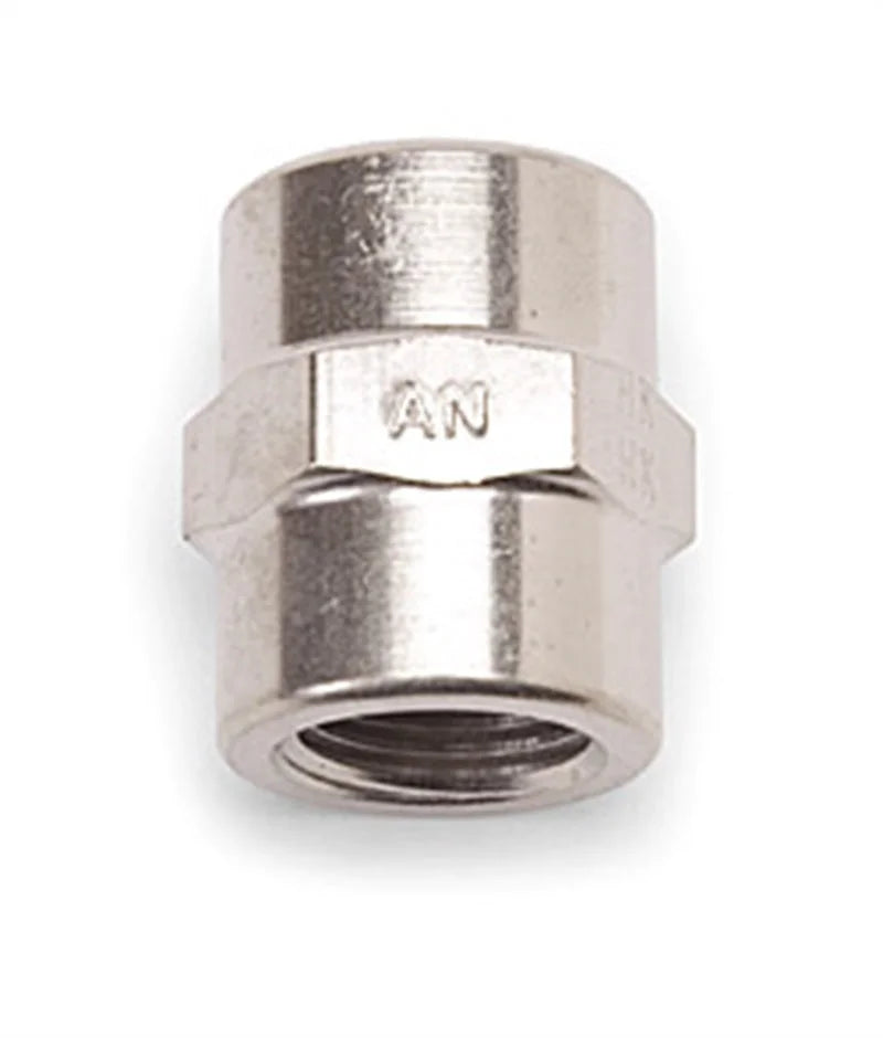 Russell Performance 3/8in Female Pipe Coupler (Endura) - Side View
