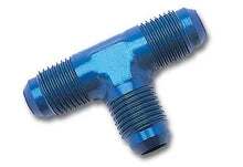 Load image into Gallery viewer, Russell Performance 3/8in Female Pipe Tee Fitting (Blue) - Back View