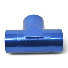Load image into Gallery viewer, Russell Performance 3/8in Female Pipe Tee Fitting (Blue) - Additional View 7