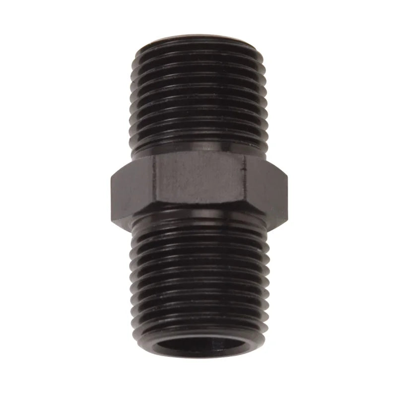 Russell Performance 3/8in Male Pipe Nipple (Black) - Main Product View