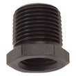Load image into Gallery viewer, Russell Performance 3/8in Male to 1/4in Female Pipe Bushing Reducer (Black) - Back View