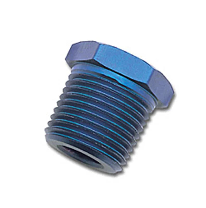 Russell Performance 3/8in Male to 1/8in Female Pipe Bushing Reducer (Blue) - Main Product View