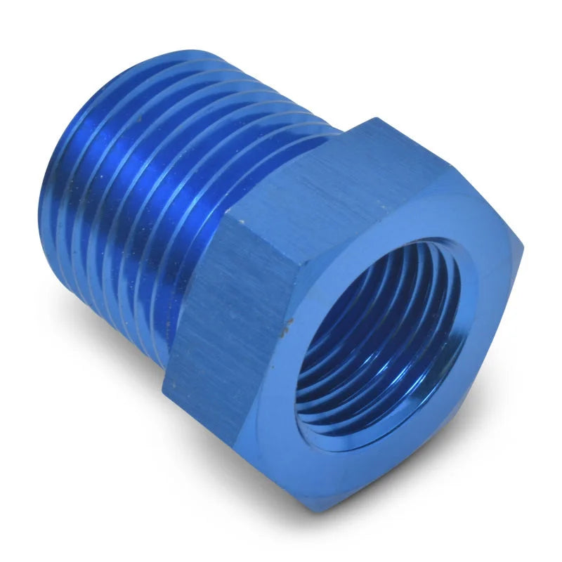Russell Performance 3/8in Male to 1/8in Female Pipe Bushing Reducer (Blue) - Additional View 10