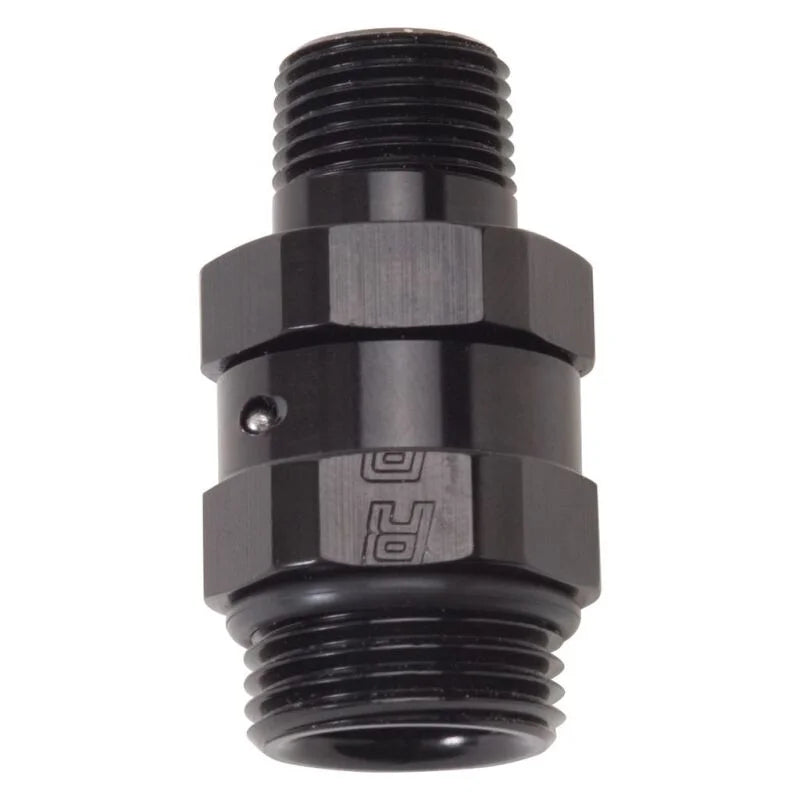 Russell Performance 3/8in NPT swivel to -10 AN radius inlet port - Back View