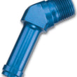 Load image into Gallery viewer, Russell Performance -4 AN 45 Degree 1/8in Pipe to 1/4in Tube Adapter - Back View
