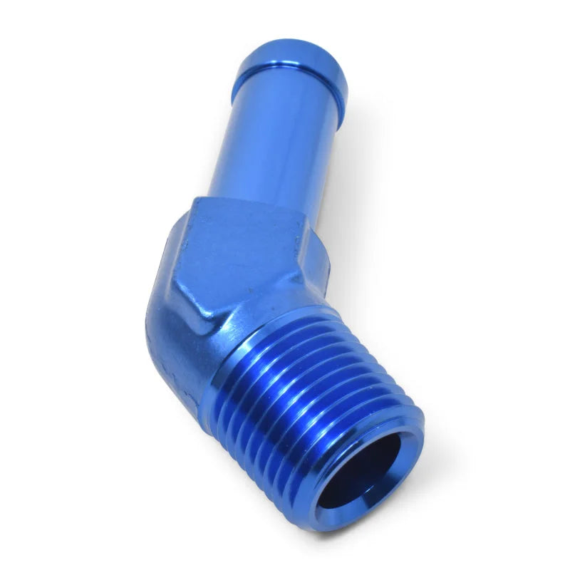 Russell Performance -4 AN 45 Degree 1/8in Pipe to 1/4in Tube Adapter - Additional View 6