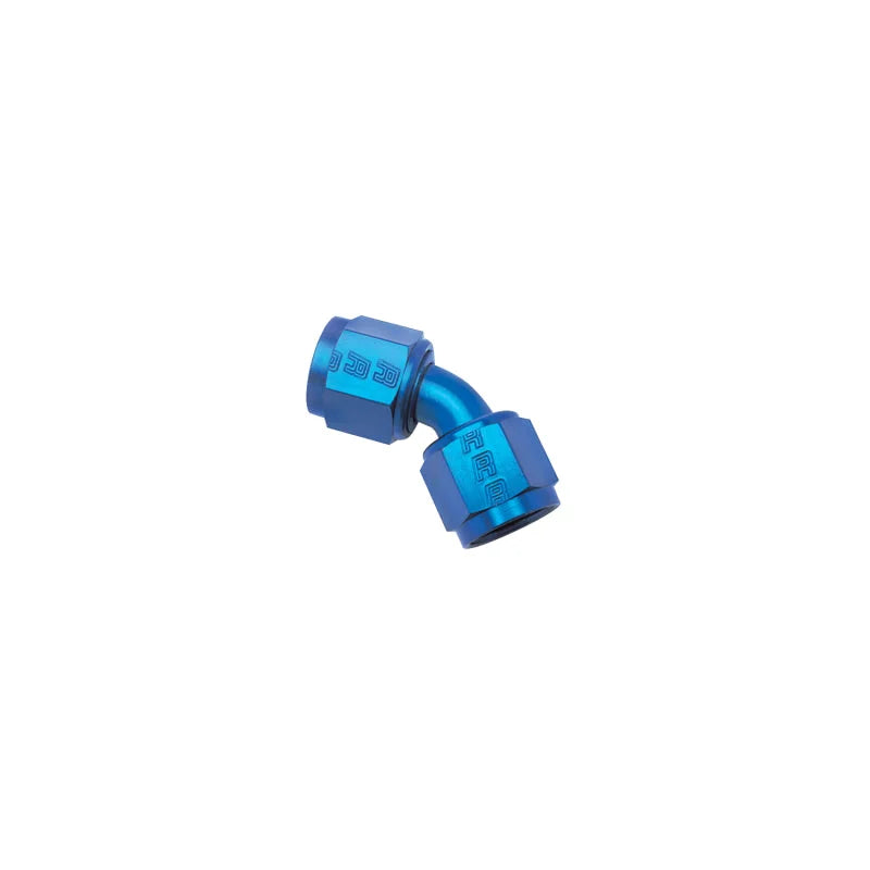 Russell Performance -4 AN 45 Degree Swivel Coupler - Side View