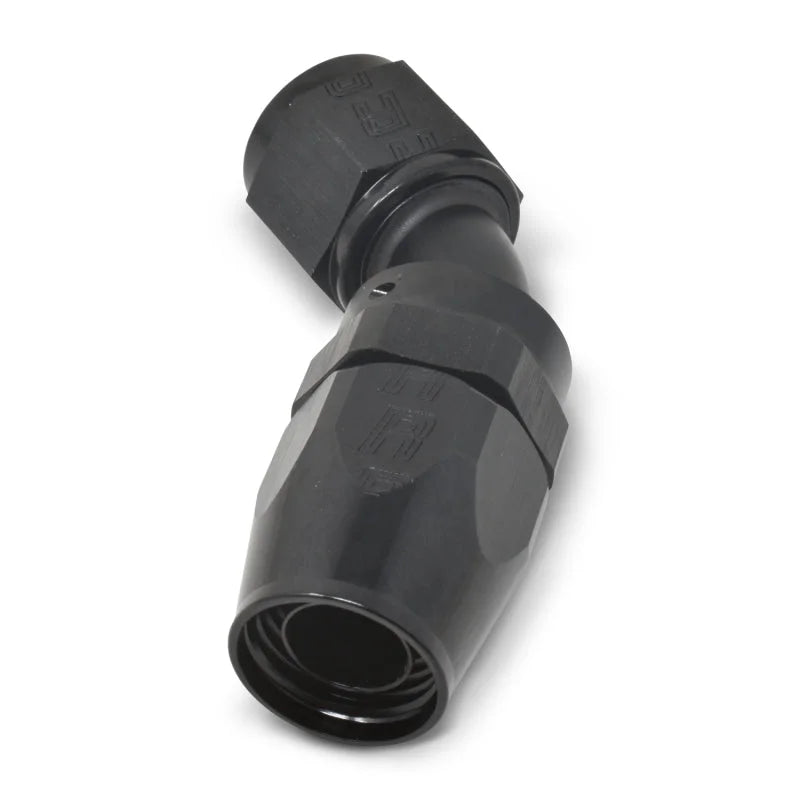 Russell Performance -4 AN Black 45 Degree Full Flow Hose End - Additional View 6