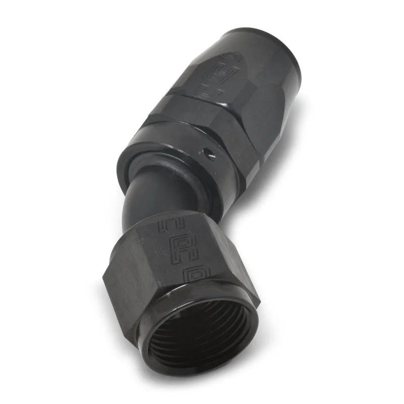 Russell Performance -4 AN Black 45 Degree Full Flow Hose End - Additional View 8
