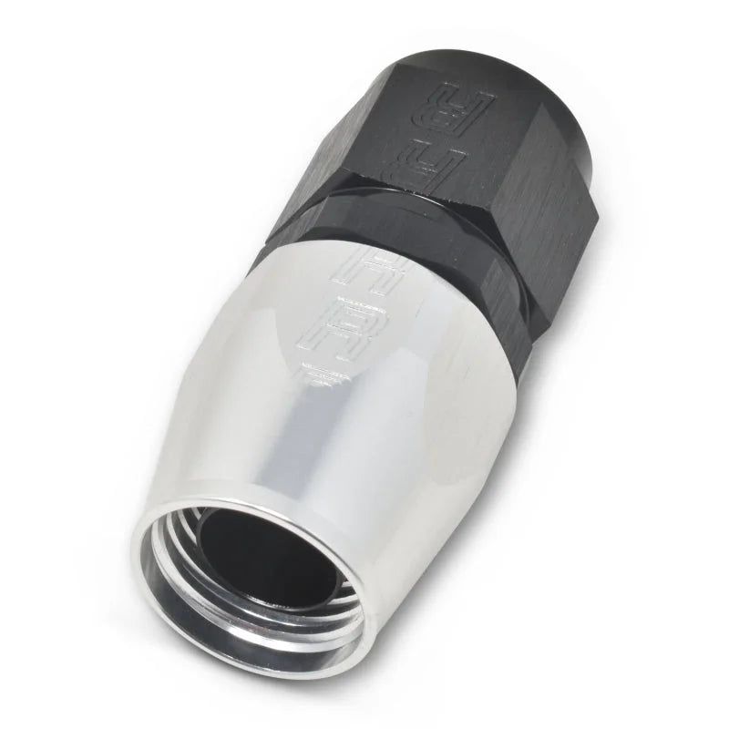 Russell Performance -4 AN Black/Silver Straight Full Flow Hose End - Additional View 8