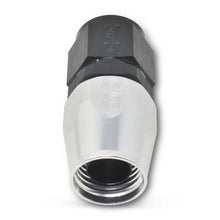 Load image into Gallery viewer, Russell Performance -4 AN Black/Silver Straight Full Flow Hose End - Additional View 9