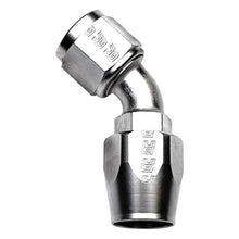 Load image into Gallery viewer, Russell Performance -4 AN Endura 45 Degree Full Flow Hose End - Back View