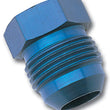 Load image into Gallery viewer, Russell Performance -4 AN Flare Plug (Blue) - Side View
