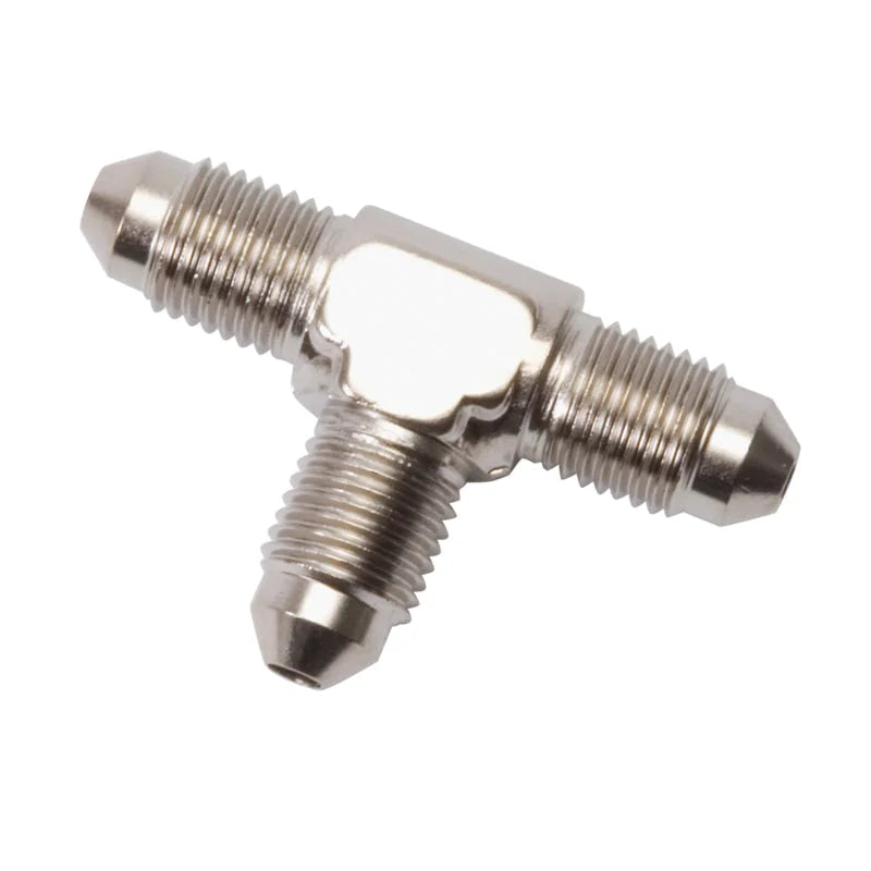Russell Performance -4 AN Flare Tee Fitting (Endura) - Main Product View