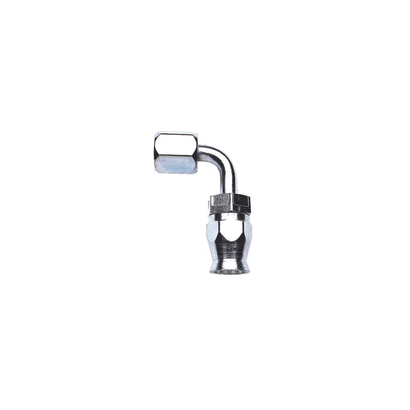 Russell Performance -4 AN PowerFlex 90 Degree Hose End - Back View