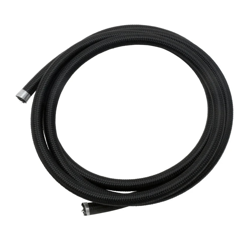 Russell Performance -4 AN ProClassic Black Hose (Pre-Packaged 50 Foot Roll) - Back View