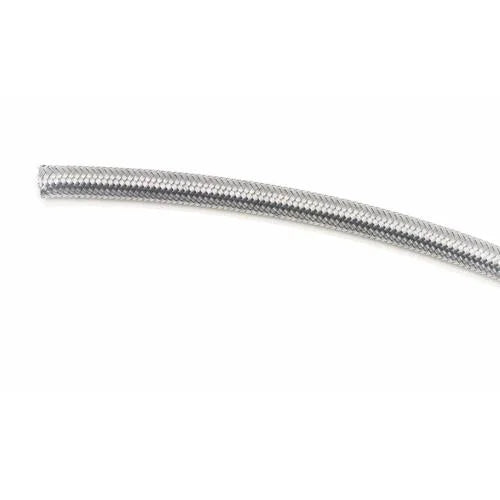 Russell Performance -4 AN ProFlex Stainless Steel Braided Hose (Pre-Packaged 6 Foot Roll) - Side View