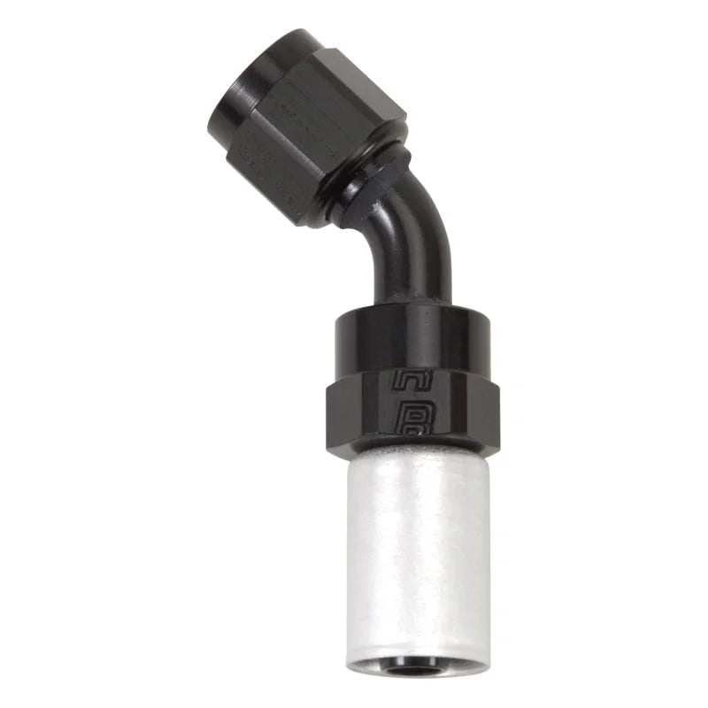 Russell Performance -4 AN Proclassic Crimp 45 Degree End (O.D. 0.450) - Back View