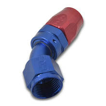 Load image into Gallery viewer, Russell Performance -4 AN Red/Blue 45 Degree Full Flow Hose End - Additional View 9