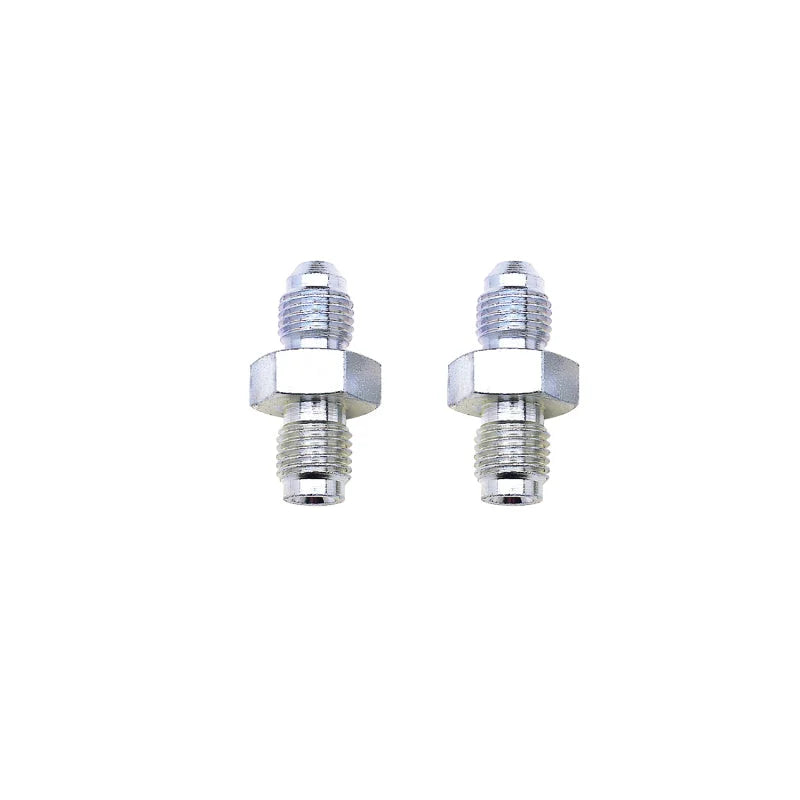 Russell Performance -4 AN SAE Adapter Fitting (2 pcs.) (Endura) - Side View