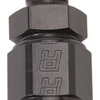 Load image into Gallery viewer, Russell Performance -4 AN Straight Female to 1/8in Male NPT Fitting (Black) - Back View