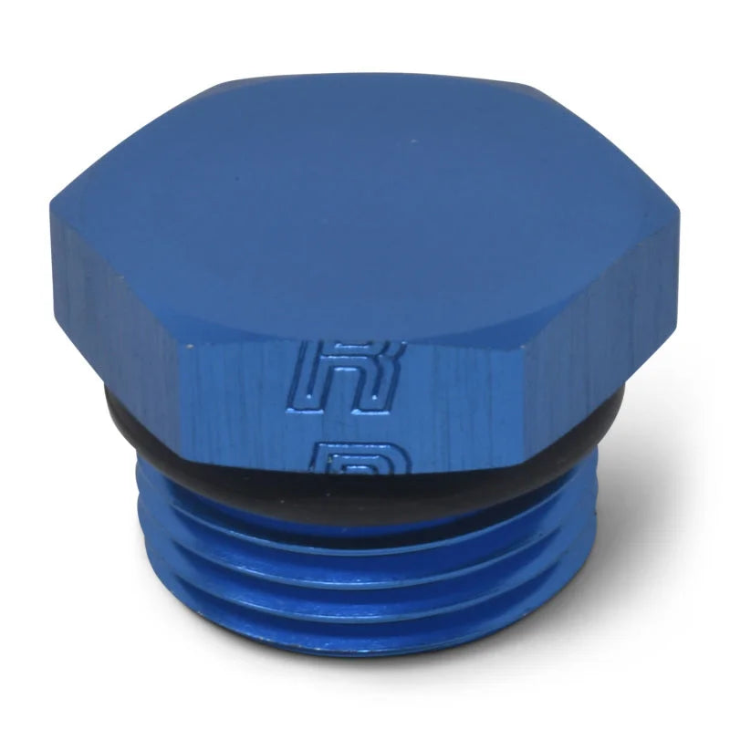 Russell Performance -4 AN Straight Thread Plug (Blue) - Additional View 10
