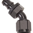 Load image into Gallery viewer, Russell Performance -4 AN Twist-Lok 45 Degree Hose End (Black) - Side View