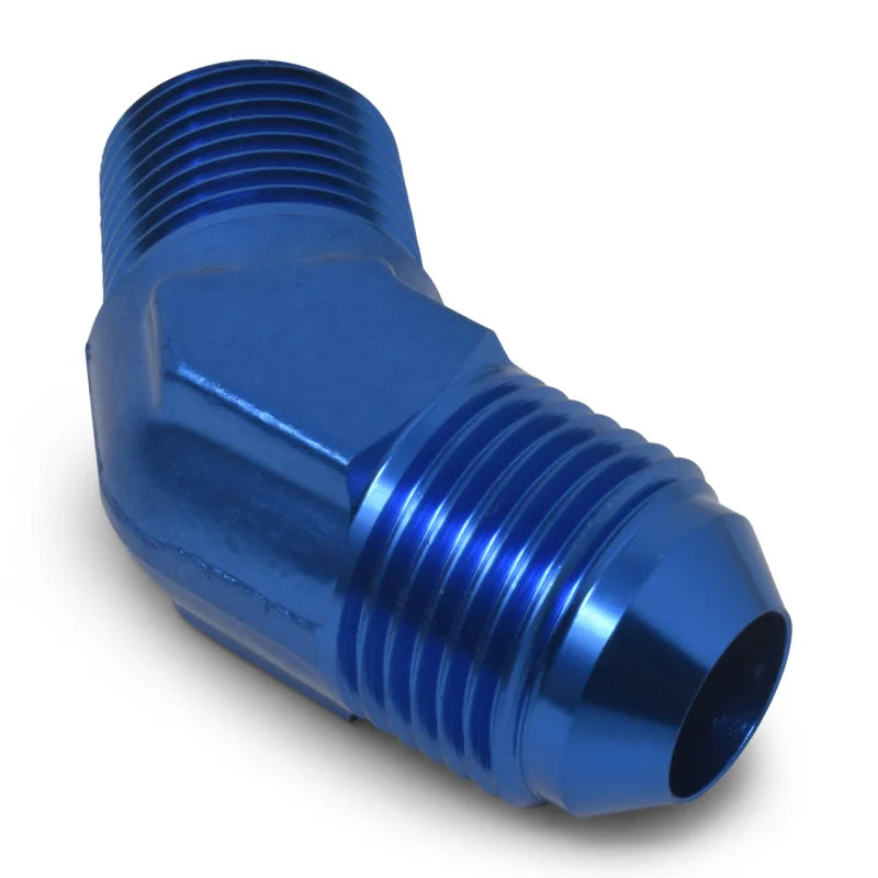 Russell Performance -4 AN to 1/4in NPT 45 Degree Flare to Pipe Adapter - Additional View 10