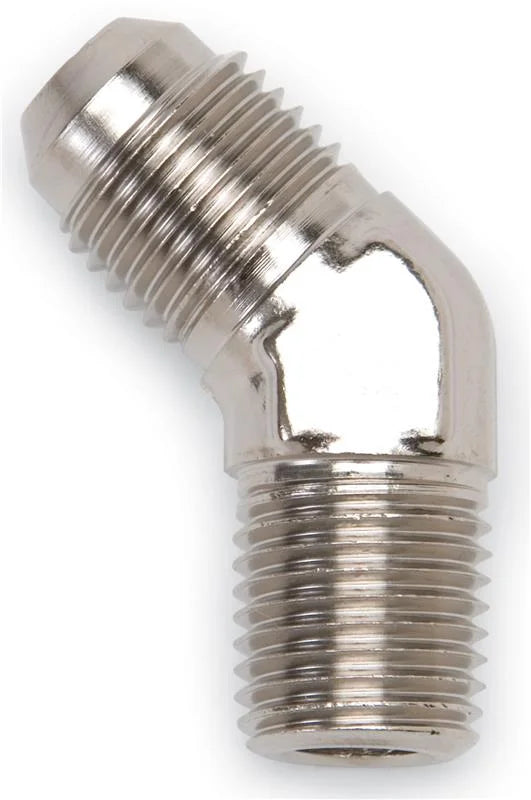 Russell Performance -4 AN to 1/8in NPT 45 Degree Flare to Pipe Adapter - Additional View 5