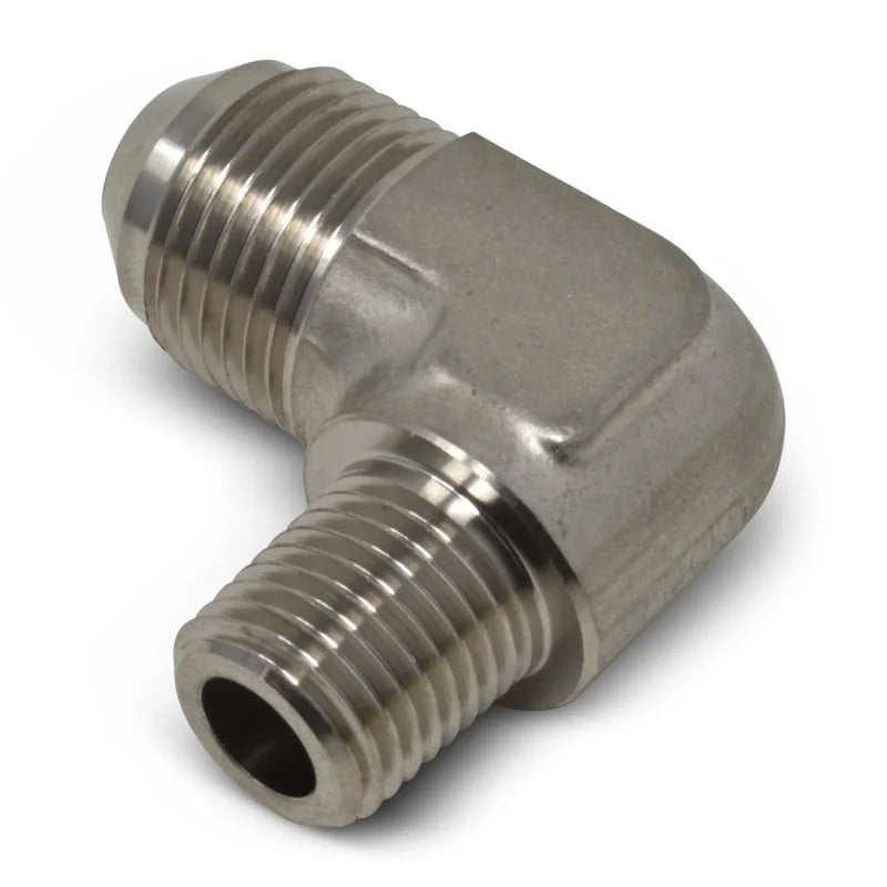 Russell Performance -4 AN to 1/8in NPT 90 Degree Flare to Pipe Adapter (Endura) - Additional View 9
