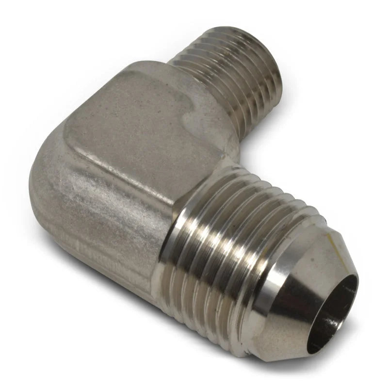 Russell Performance -4 AN to 1/8in NPT 90 Degree Flare to Pipe Adapter (Endura) - Additional View 11
