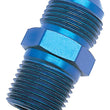 Load image into Gallery viewer, Russell Performance -4 AN to 3/8in NPT Straight Flare to Pipe (Blue) - Main Product View