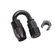 Load image into Gallery viewer, Russell Performance 5/16in SAE Quick Disc Female to -6 Hose Black 180 Degree Hose End - Main Product View